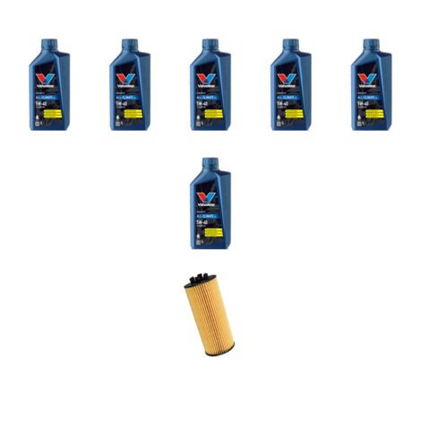 Kit filtro olio e 6L compatibile con Bmw x3 (E83) 2.0d 120kw dal 2008 al 2010