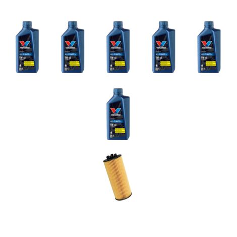 Kit filtro olio e 6L compatibile con Bmw x3 (E83) 2.0d 130kw dal 2007 al 2010