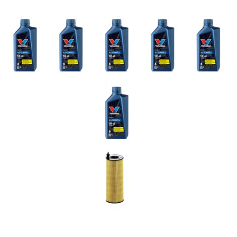 Kit filtro olio e 6L compatibile con Bmw x3 (F25) 20dx 135kw dal 2010 al 2014