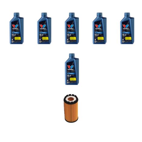 Kit filtro olio e 6L compatibile con Chrysler Voyager (RG) 2.5 CRD 105kw dal 2001