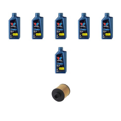 Kit filtro olio e 6L compatibile con Fiat Freemont 2.0 Ds 103kw dal 2011