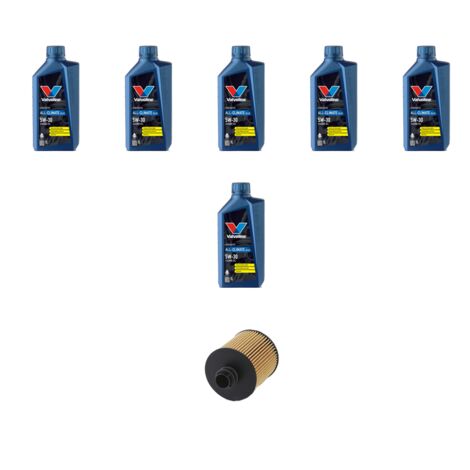 Kit filtro olio e 6L compatibile con Fiat Freemont 2.0 Ds 125kw dal 2011