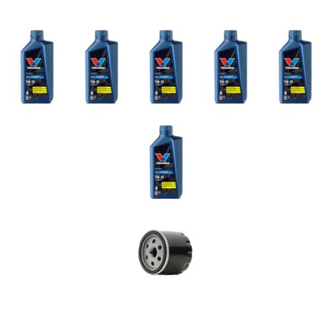 Kit filtro olio e 6L compatibile con Ford Focus 1.8 tdci 85kw dal 2001 al 2004
