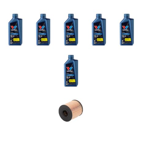 Kit filtro olio e 6L compatibile con Ford Focus C-Max 2.0 TDCI 100kw dal 2003