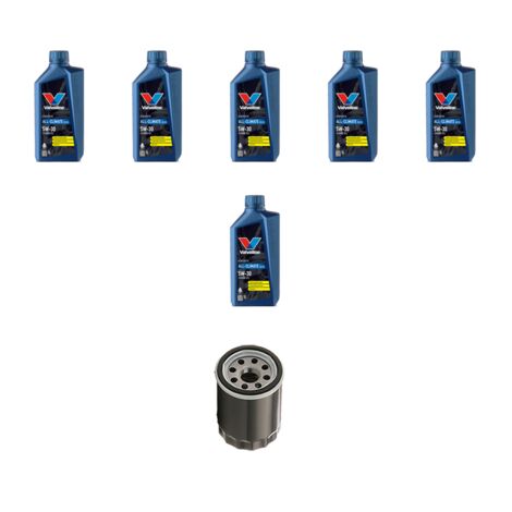 Kit filtro olio e 6L compatibile con Ford S-Max 2.0 EcoBoost Scti 176kw dal 2010