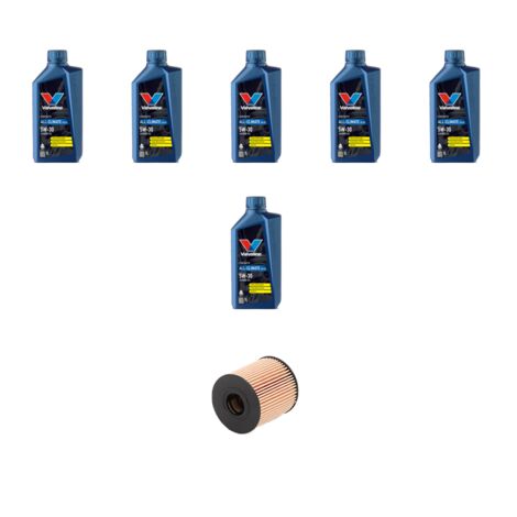 Kit filtro olio e 6L compatibile con Ford S-Max 2.0 Tdci 120kw dal 2010