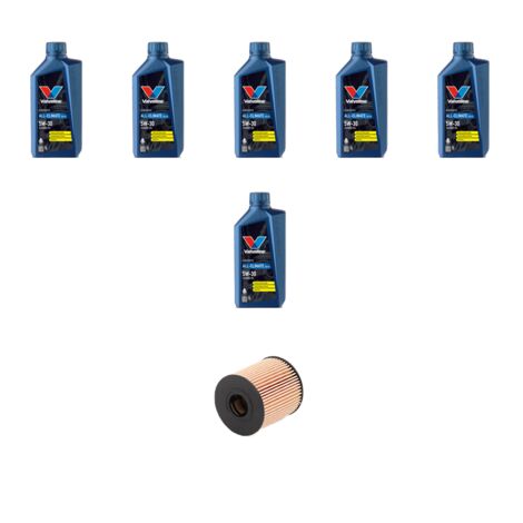 Kit filtro olio e 6L compatibile con Ford S-Max 2.0 Tdci 85kw dal 2006