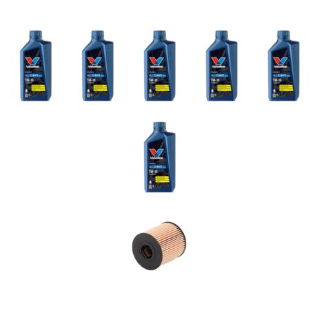 Kit filtro olio e 6L compatibile con Ford S-Max 2.0 Tdci 96kw dal 2006
