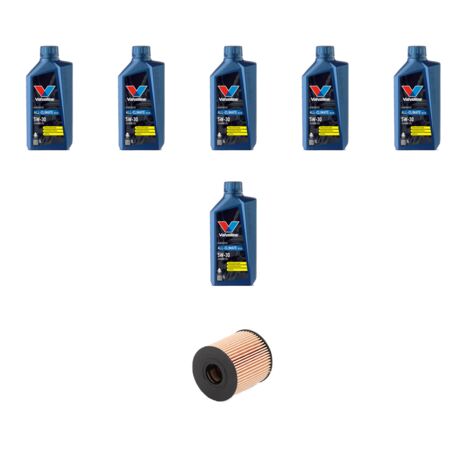 Kit filtro olio e 6L compatibile con Ford S-Max 2.2 Tdci 147kw dal 2010