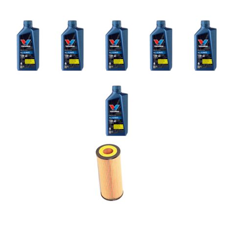 Kit filtro olio e 6L compatibile con Honda Accord VII 2.2 103kw dal 2004