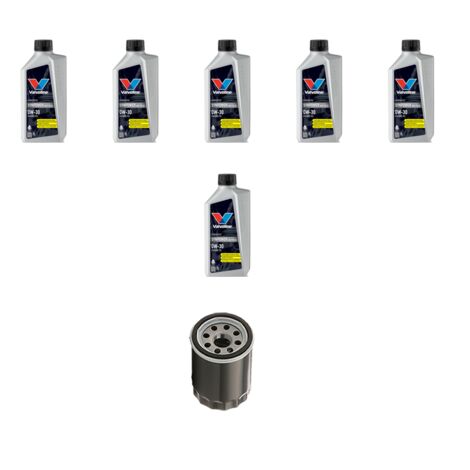 Kit filtro olio e 6L compatibile con Honda CR-V II 2.2 CDTI 103kw dal 2005