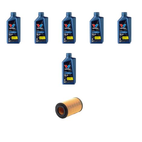 Kit filtro olio e 6L compatibile con Hyundai Matrix 1.5 CRDi 75kw dal 2005