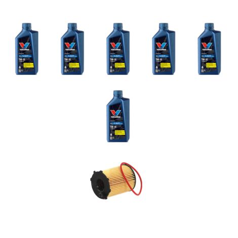 Kit filtro olio e 6L compatibile con Hyundai Santa FE II 2.2 CRDi 110kw dal 2006