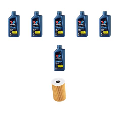 Kit filtro olio e 6L compatibile con Hyundai Santa FE II 2.2 CRDi 145kw dal 2010