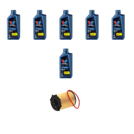 Kit filtro olio e 6L compatibile con Hyundai Tucson 2.0 CRDI 103kw dal 2006