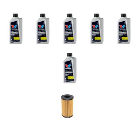 Kit filtro olio e 6L compatibile con Jaguar E-Pace (X540) 1.5 P300 Hybrid 227kw dal 2020