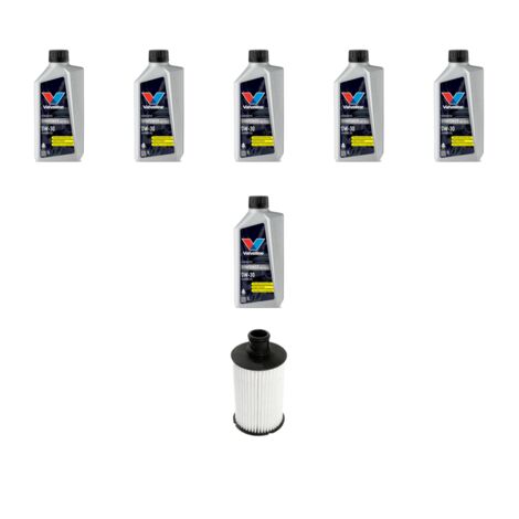 Kit filtro olio e 6L compatibile con Jaguar XE (x760) 3.0 S 280kw dal 2017