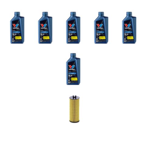 Kit filtro olio e 6L compatibile con Jeep Grand Cherokee IV (WK,Wk2) 3.6 V6 210kw dal 2010