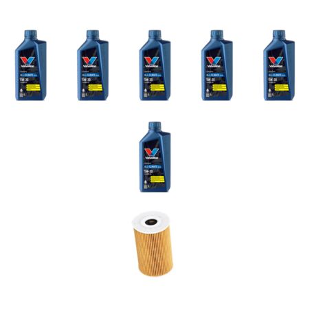 Kit filtro olio e 6L compatibile con Kia Carens III 1.6 CRDi 94kw dal 2010