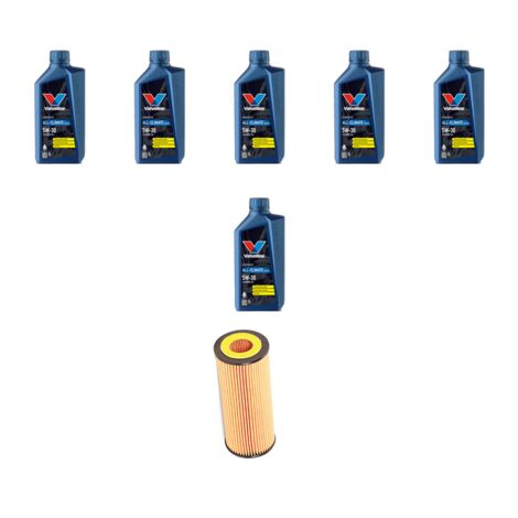 Kit filtro olio e 6L compatibile con Mercedes Classe A (w169) A180 Cdi 80kw Dal 2004 al 2012