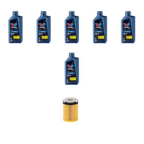 Kit filtro olio e 6L compatibile con Mercedes Classe A (W176) A250 155kw dal 2012
