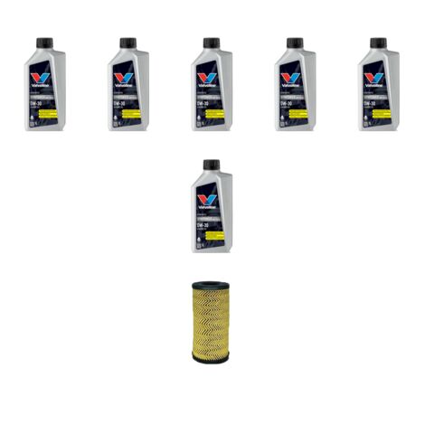 Kit filtro olio e 6L compatibile con Mercedes Classe A (w177) 180 d 85kw Dal 2018