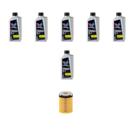 Kit filtro olio e 6L compatibile con Mercedes Classe A (w177) 250 Hybrid 165kw Dal 2022