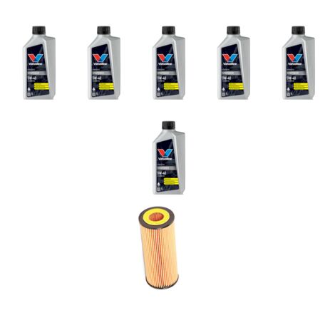Kit filtro olio e 6L compatibile con Mercedes Classe B (W245) B180 CDI 80kw Dal 2005 al 2011