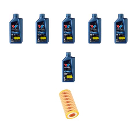 Kit filtro olio e 6L compatibile con Mercedes Classe C (W203,C203,S203) C230 Kompressor 141kw Dal 2002