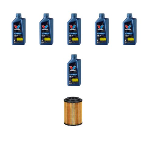 Kit filtro olio e 6L compatibile con Mercedes Classe C (W205,S205,C205) 250 D 150kw Dal 2014