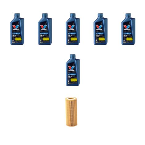 Kit filtro olio e 6L compatibile con Mercedes Classe CLK (A209,C209) 200 135kw Dal 2006 Al 2009