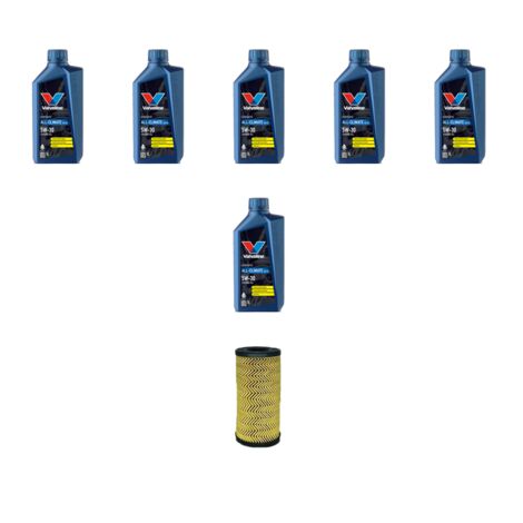 Kit filtro olio e 6L compatibile con Mercedes Classe T (W420) 160 CDI 70kw Dal 2021
