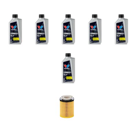Kit filtro olio e 6L compatibile con Mercedes GLK (X204) 250 155kw Dal 2013