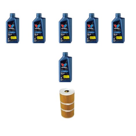 Kit filtro olio e 6L compatibile con Nissan Qashqai II (J11E) 1.7 dCI 110kw Dal 2018
