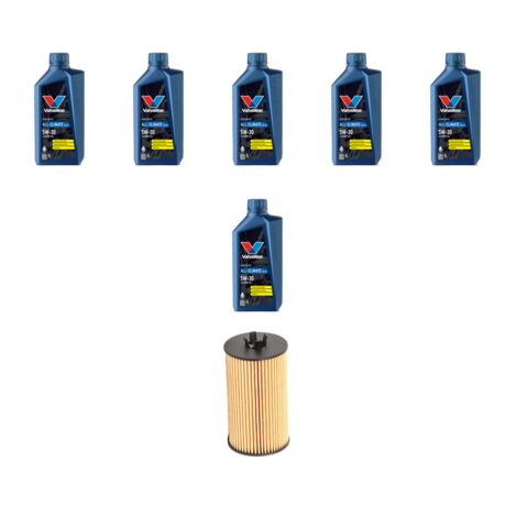 Kit filtro olio e 6L compatibile con Opel Cascada 1.6 16v 147kw Dal 2013