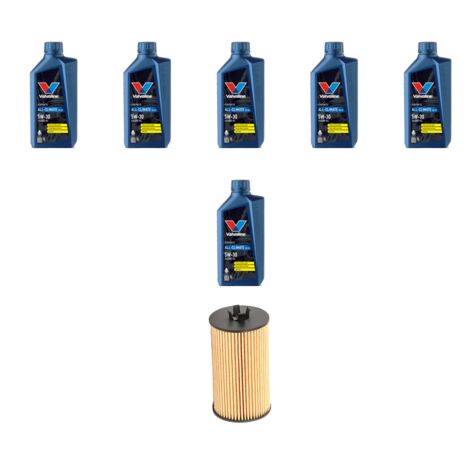 Kit filtro olio e 6L compatibile con Opel Insigna 1.6 CDTI 88kw Dal 2015