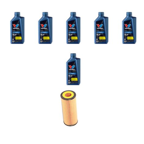 Kit filtro olio e 6L compatibile con Opel Vectra C 2.2 DTI 92kw dal 2002