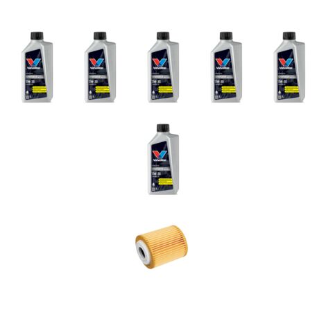 Kit filtro olio e 6L compatibile con Peugeot Traveller 1.5 BlueHDI 75kw Dal 2018