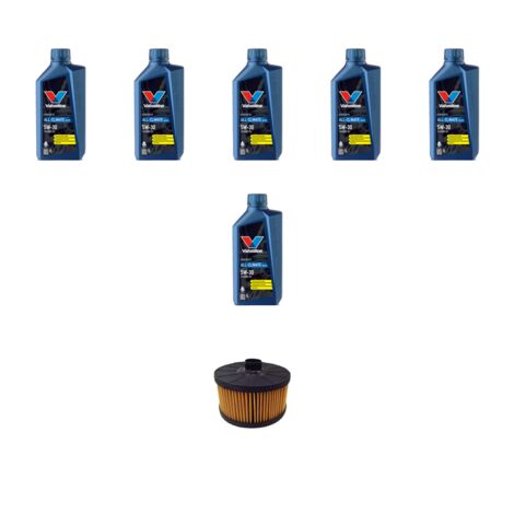 Kit filtro olio e 6L compatibile con Renault Arkana 1.3 TCE 150 110Kw dal 2019