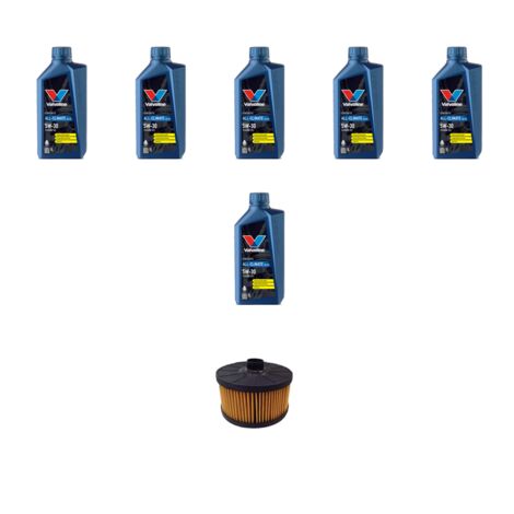 Kit filtro olio e 6L compatibile con Renault Clio V 1.3 TCe 100 96Kw dal 2019