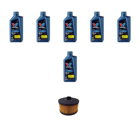 Kit filtro olio e 6L compatibile con Renault Clio V 1.3 TCe 140 103Kw dal 2020