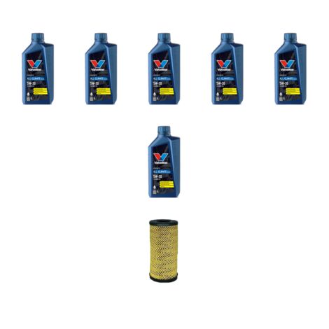 Kit filtro olio e 6L compatibile con Renault Clio V 1.5 Blue dCi 115 85Kw dal 2019
