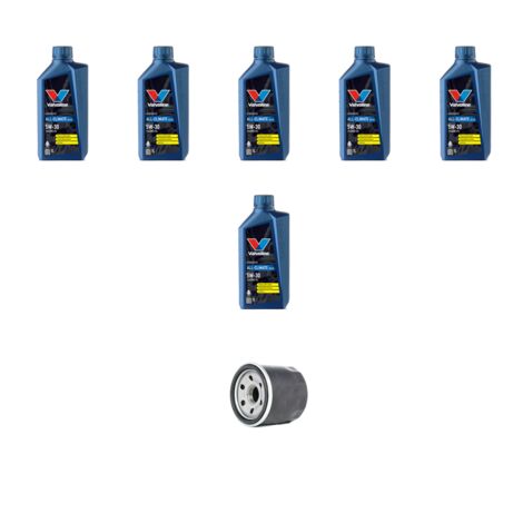 Kit filtro olio e 6L compatibile con Renault Kadjar (HFE) 1.5 dCI 81kw dal 2015