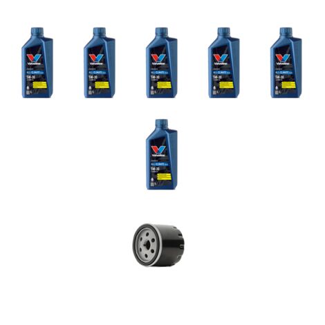 Kit filtro olio e 6L compatibile con Renault Laguna II 2.0 16v 99kw dal 2002