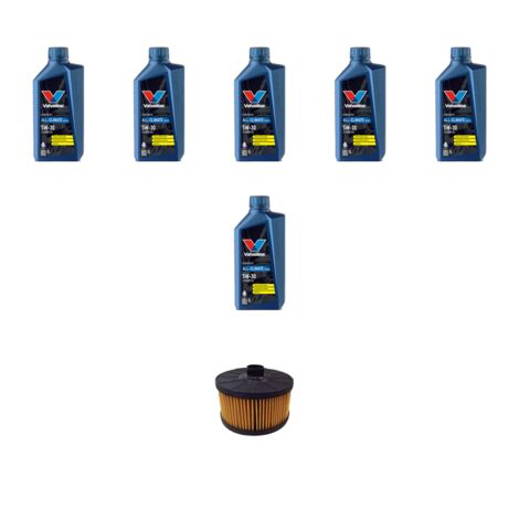 Kit filtro olio e 6L compatibile con Renault Megane IV 1.3 Tce 117kw dal 2018