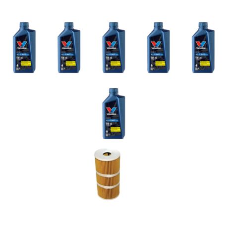 Kit filtro olio e 6L compatibile con Renault Megane IV 1.8 DCI 110kw dal 2019