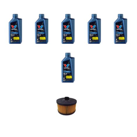 Kit filtro olio e 6L compatibile con Renault Scenic IV / Grand Scenic 1.3 Tce 85kw Dal 2018