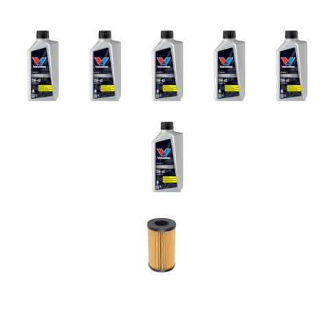 Kit filtro olio e 6L compatibile con Renault Trafic II 2.0 dci 84kw dal 2006