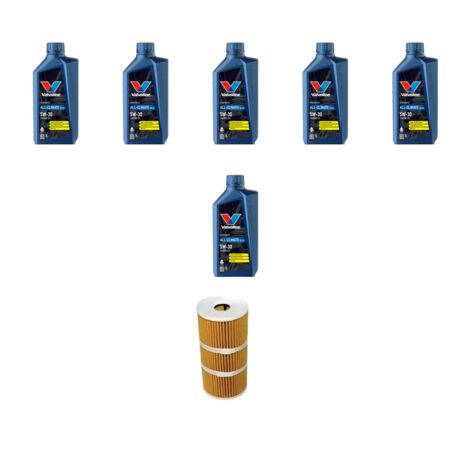 Kit filtro olio e 6L compatibile con Renault Trafic III 1.6 Dci 66kw dal 2014