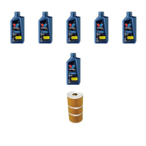 Kit filtro olio e 6L compatibile con Renault Trafic III 1.6 Dci 70kw dal 2015